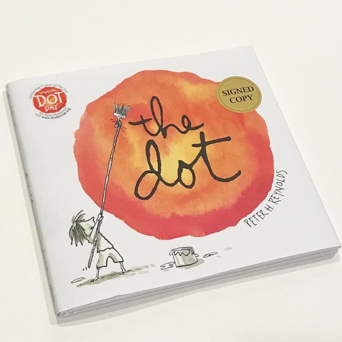 user image by @janelleznotebook, The Dot (Hardcover) (Peter H. Reynolds)