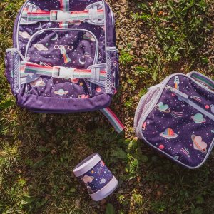 Mackenzie Rainbow Heart Galaxy Glow-in-the-Dark Hot/Cold Container