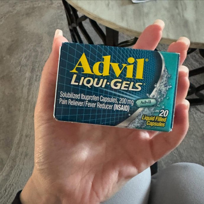 user image by @fitness.vr, Advil Pain Reliever/Fever Reducer Liqui-Gel Minis - Ibuprofen (NSAID)