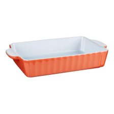 Shop Vida by PADERNO Large Rectangular Ceramic Baking Dish, Orange and more