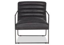 Shop Fauteuil en cuir Damarco -Alta ardoise and more