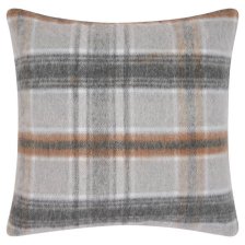 Shop Coussin carr. Iain 20x20 gris/caramel and more