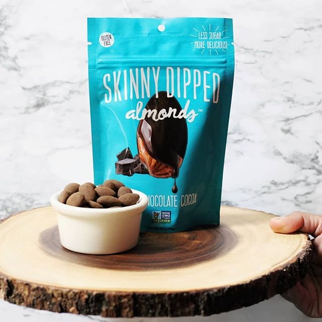 user image by @christin761, SkinnyDipped Dark Chocolate Candy Cocoa Almonds - 3.5oz