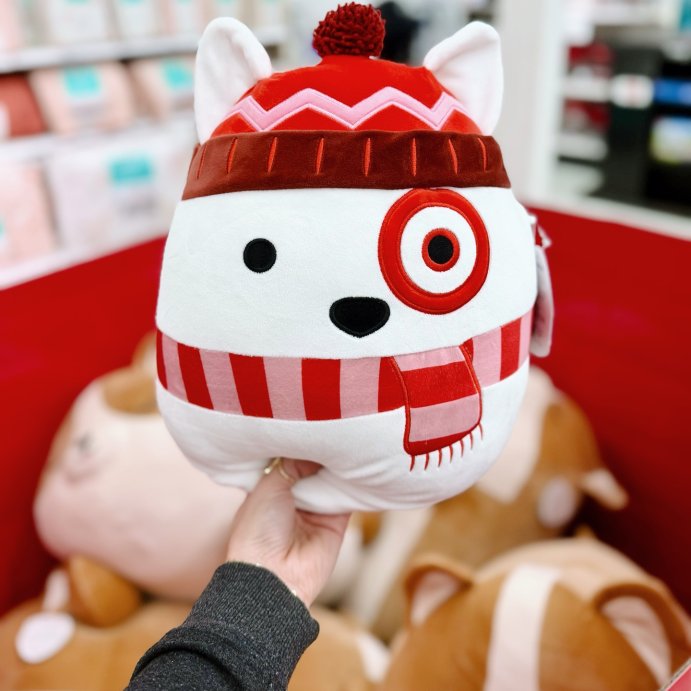 user image by @targetscallingme, Squishmallows 12&#34; Target Bullseye Plush
