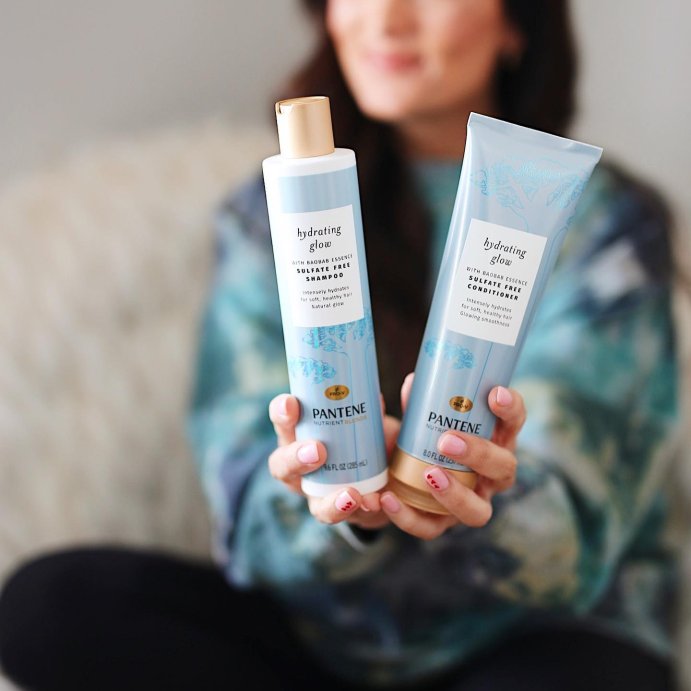 user image by @ashdonielle, Pantene Sulfate and Silicone Free Baobab Shampoo, Hydrates for Soft Healthy Hair, Nutrient Blends - 9.6 fl oz