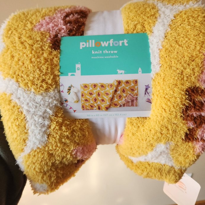 user image by @ashleylikestarget, Knit Flower Kids&#39; Throw Blanket - Pillowfort&#8482;