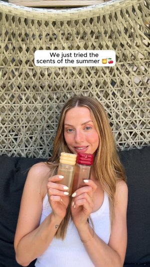 @spacenk&rsquo;s instagram video of Gisou Hair and Body Mist - Honey Dewy,Gisou Hair and Body Mist - Glazed Cherry