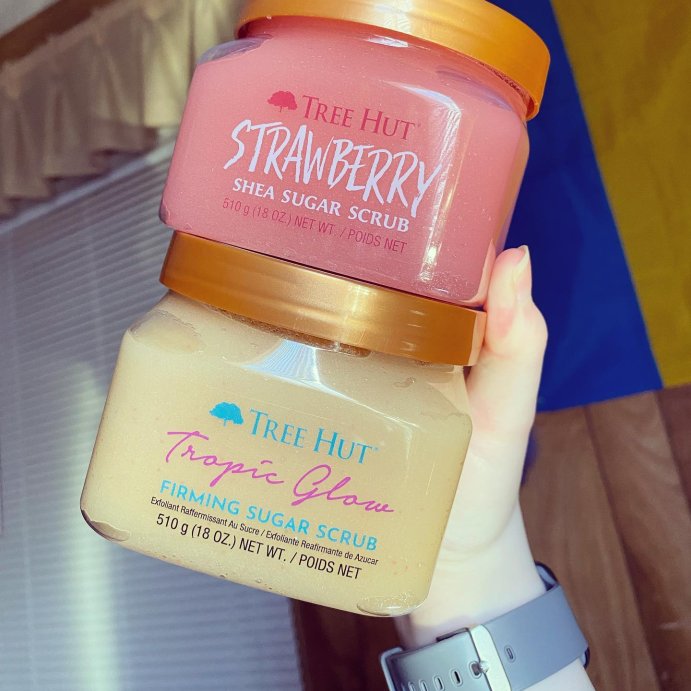user image by @soap_collector.2019, Tree Hut Strawberry Shea Sugar Body Scrub - 18oz