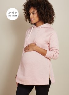 Shop Isabella Oliver Maternity Lounge Hoodie-Quartz Pink and more