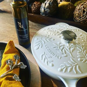 Le Creuset Olive Branch Collection Saucier | Williams Sonoma