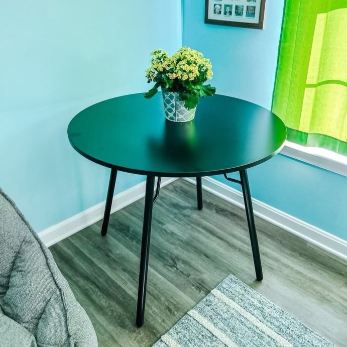 user image by @srm2777, 36" Round Dining Table Black - Room Essentials™