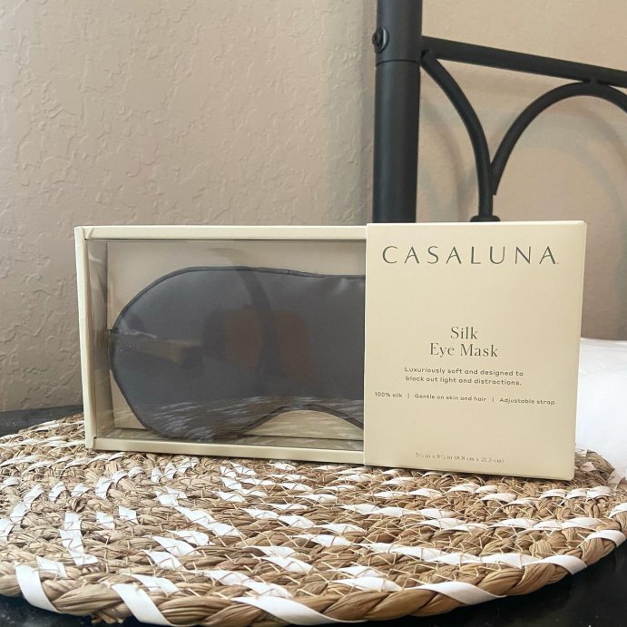 user image by @casatenshi, Solid Silk Eye Mask - Casaluna™