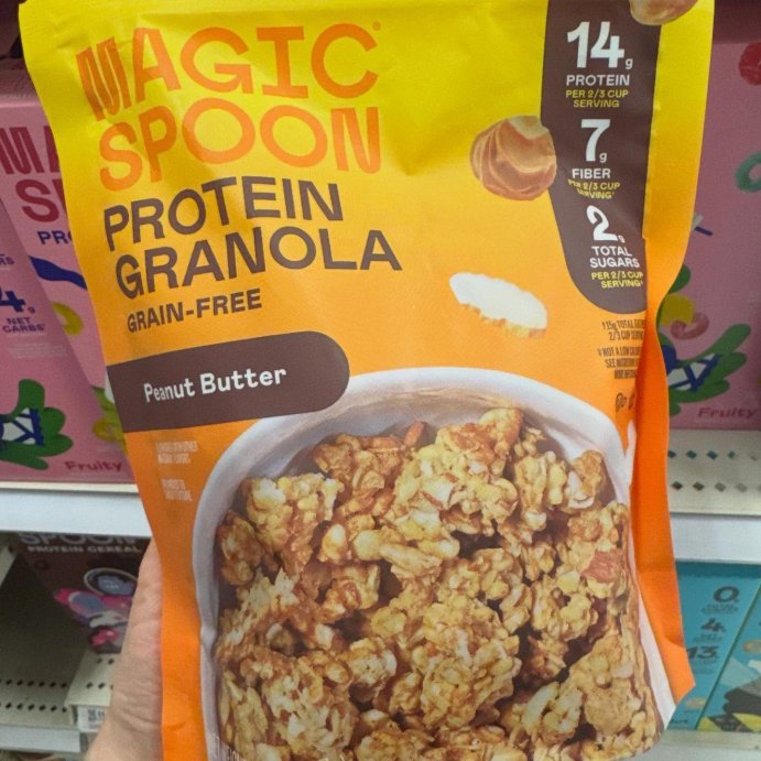user image by @snack_time_tommy, MAGIC SPOON Peanut Butter Protein Granola - 8oz
