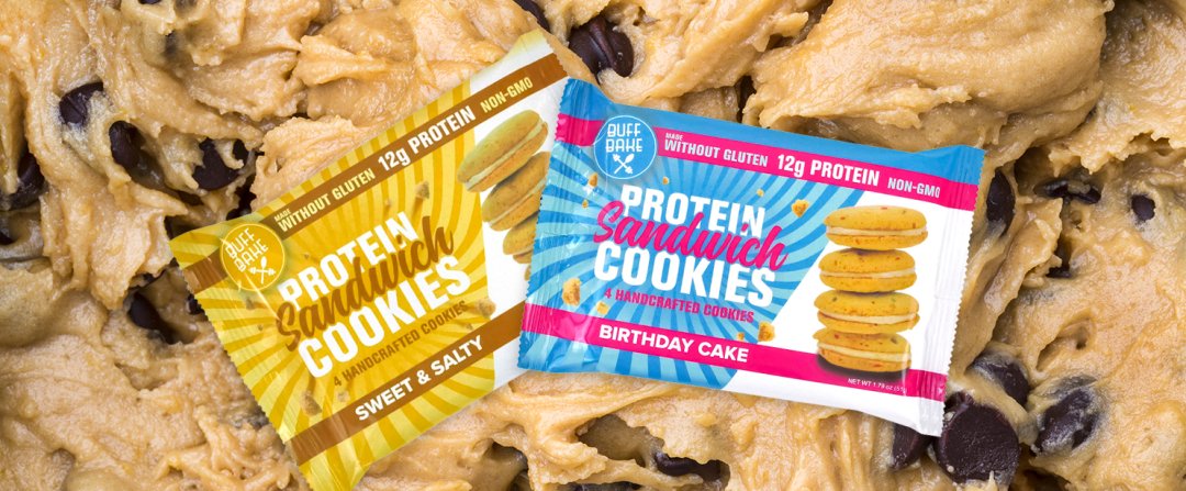 Shop Buff Bake Protein Crunchy Cookies - Sweet & Salty (4 Bags), Buff Bake Protein Crunchy Cookies - Birthday Cake (4 Bags) and more