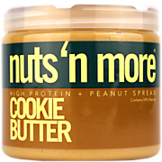 Shop nuts n more High Protein + Peanut Spread - Cookie Butter (14 Servings) and more