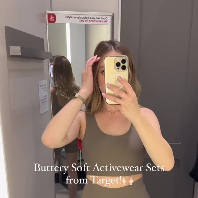 user image by @shesattarget, Women's Everyday Soft Medium Support Longline Sports Bra - All In Motion™