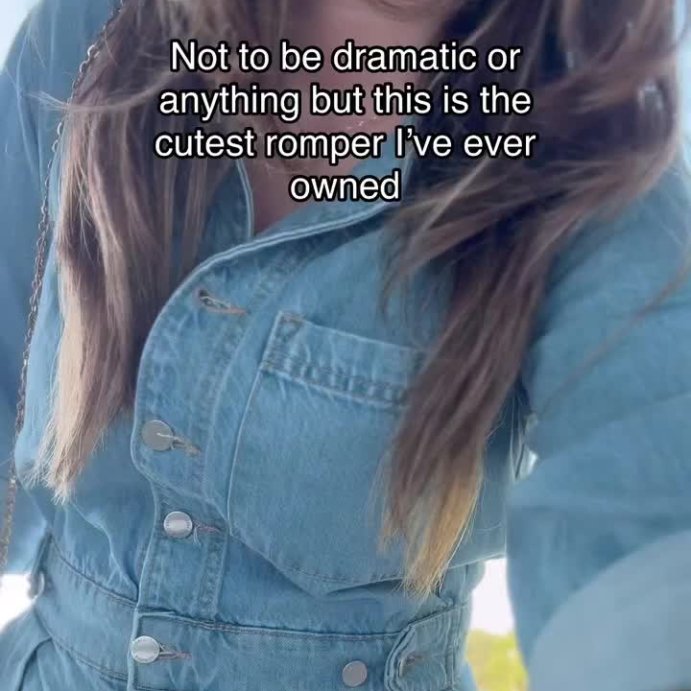 user image by @lizetmariastyle, Women's Long Sleeve Denim Romper - Universal Thread™