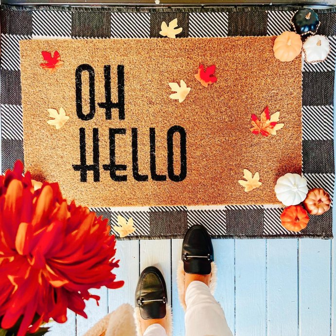 user image by @_peruvianusa_, 2&#39;x3&#39; Washable Reversible Scatter Indoor/Outdoor Accent Rug Black/White - Threshold&#8482;: Check Pattern, Flat Pile, Machine Washable