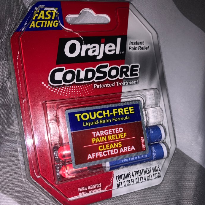 user image by Young , Orajel Single Dose Touch-Free Applicator Cold Sore Treatment - 6pk