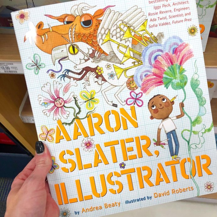 user image by @theteachernextdoor, Aaron Slater, Illustrator - (Questioneers) by Andrea Beaty (Hardcover)