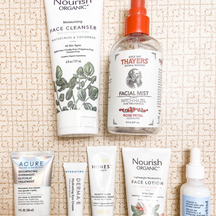 user image by @mary.melissa.webster, Nourish Organic Moisturizing Face Cleanser - Watercress &#38; Cucumber - Unscented - 6 fl oz