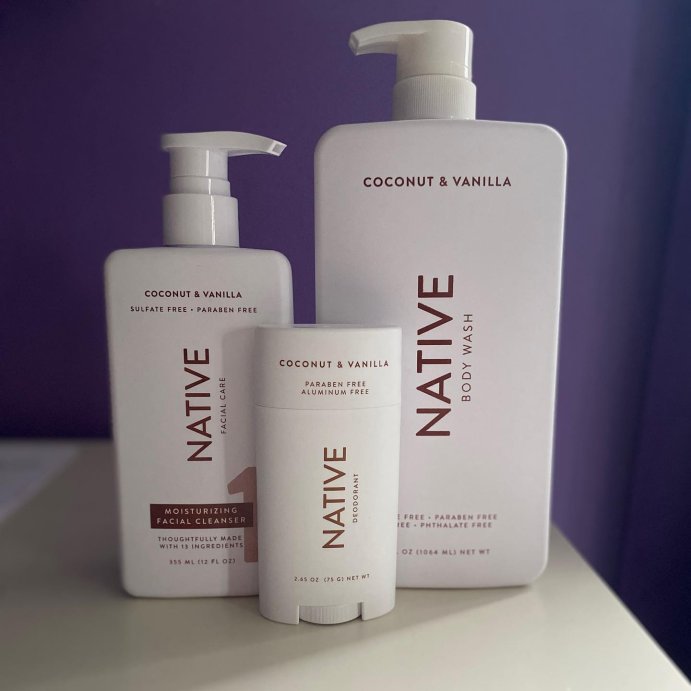user image by @finefitlife, Native Coconut & Vanilla Body Wash