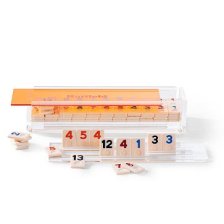Shop Acrylic Rummy Tile Game Set, Orange and more