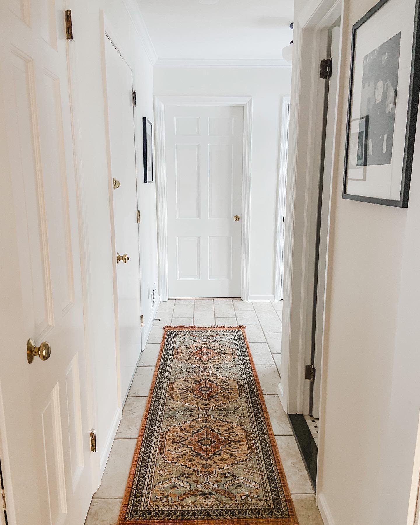 user image by @ourcozycasa, Floral Woven Rug Rust/Green - Threshold&#153;