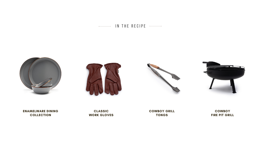 Curated image with Enamelware Dining Collection - Slate Gray, Classic Work Glove, Cowboy Grill To...