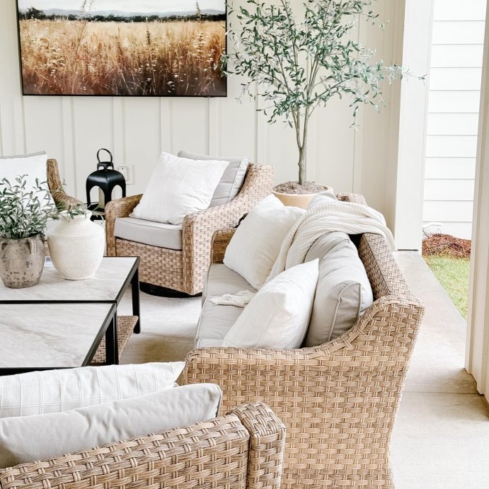 user image by @our_sweet_haven, 93&#34; Artificial Olive Tree - Threshold&#8482; designed with Studio McGee: No Assembly, Indoor Polyester Decor