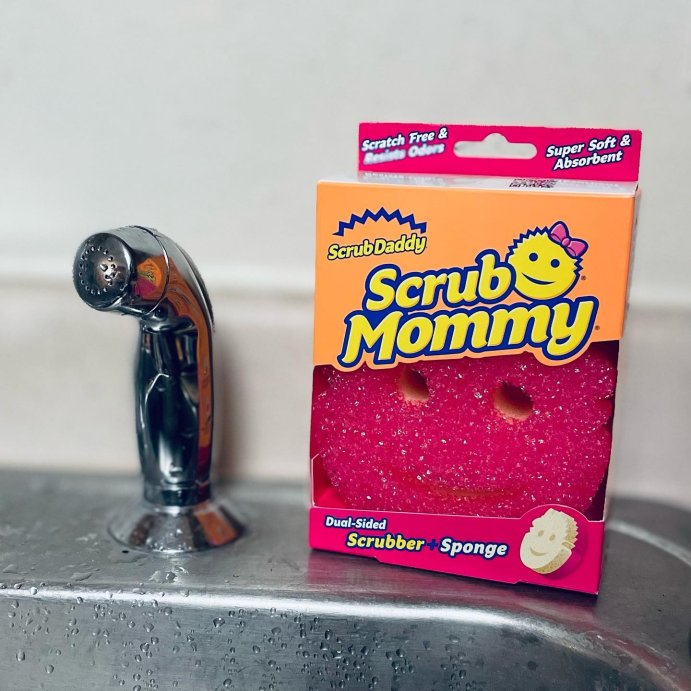 user image by @mommin.in.minnesota, Scrub Daddy Scrub Mommy Dual-Sided Scrubber + Sponge