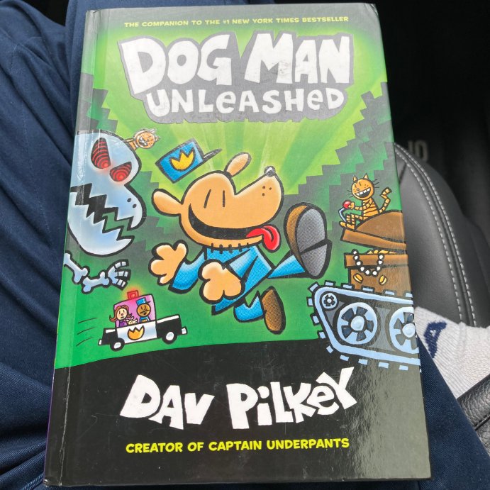 user image by Mop, Dog Man Unleashed: From the Creator of Captain Underpants (Dog Man #2), Volume 2 - by Dav Pilkey (Hardcover)