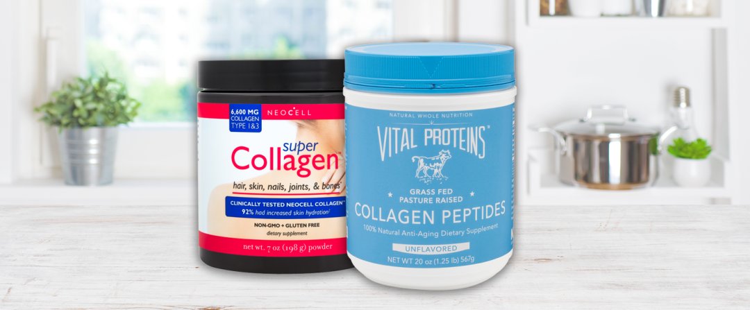 Shop NeoCell Corporation Super Collagen Powder - Hair, Skin, Nails, Joints, Bones - Unflavored (20 Servings), Vital Proteins Collagen Peptides Powder - Hair, Skin, Nails & Joint Support - Unflavored (20 oz. / 28 Servings) and more