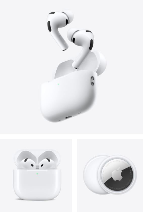 Shop Apple Airpods 4, Wireless Earbuds, Apple Airtag, 4-pk, Apple Airpods Pro 3 Wireless True Buds and more