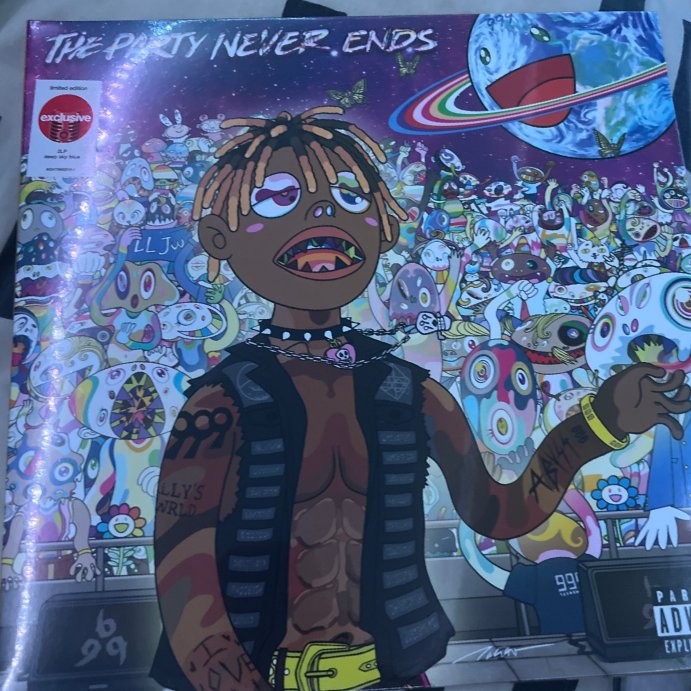 user image by Azeem, Juice WRLD - The Party Never Ends (Deep Sky) (Target Exclusive, Vinyl)