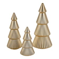 Shop CANVAS Golden Moments Collection Plastic Christmas Trees, 3-pk, Assorted Styles and more