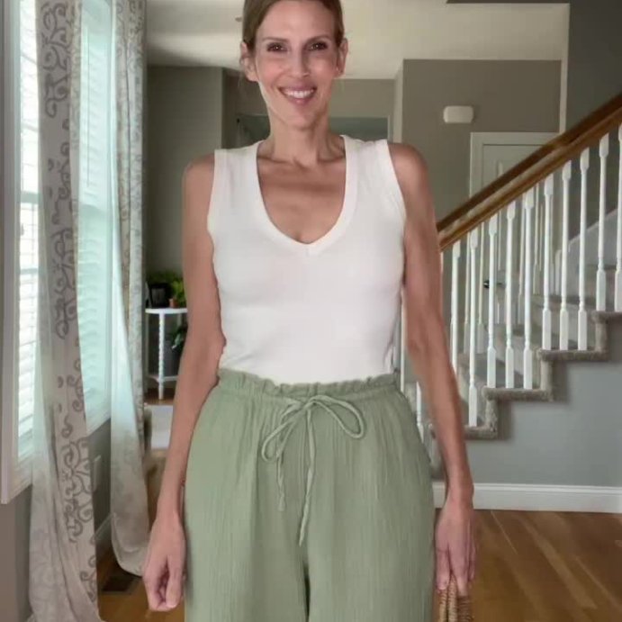 user image by @kelly.bondra, Women's High-Rise Wide Leg Pull-On Pants - Universal Thread™
