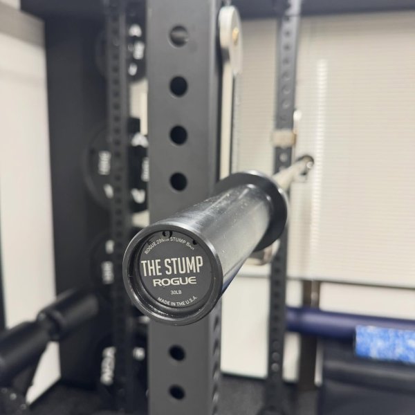Rogue 29mm Stump Bar - Stainless / Black | Rogue Fitness UK