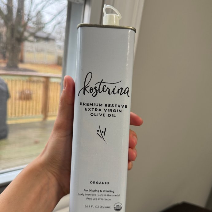 user image by Jessica , Kosterina Organic Premium Reserve Extra Virgin Olive Oil - 16.9 fl oz