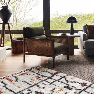 west elm 大判ラグ Kids Washable Zig Zag Rug | West Elm