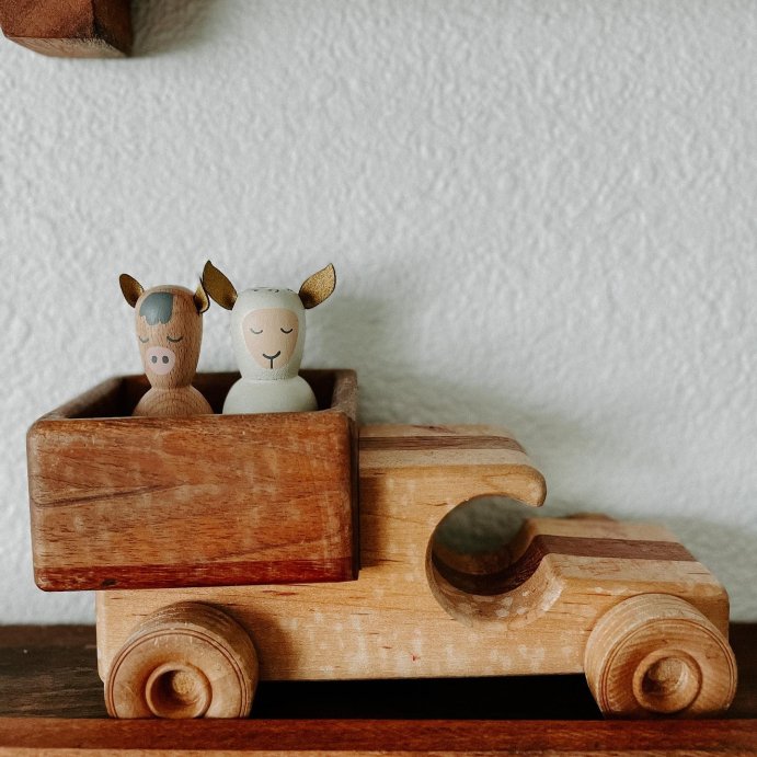 user image by @hippielyevermama, Toy Farm Animal Figurine Set - Hearth &#38; Hand&#8482; with Magnolia: Wooden Playset, 18M+