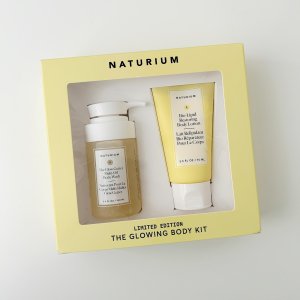 @withmida&rsquo;s instagram photo of NATURIUM The Glowing Body Kit,NATURIUM The Glow Getter Multi-Oil Hydrating Body Wash