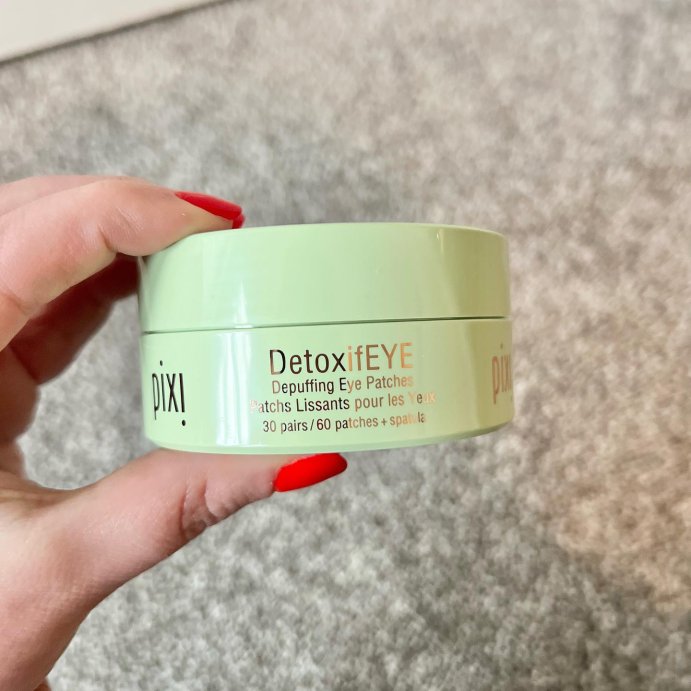 user image by @lifestyledbyjess, Pixi DetoxifEYE Hydrating and Depuffing Eye Patches with Caffeine and Cucumber - 60ct