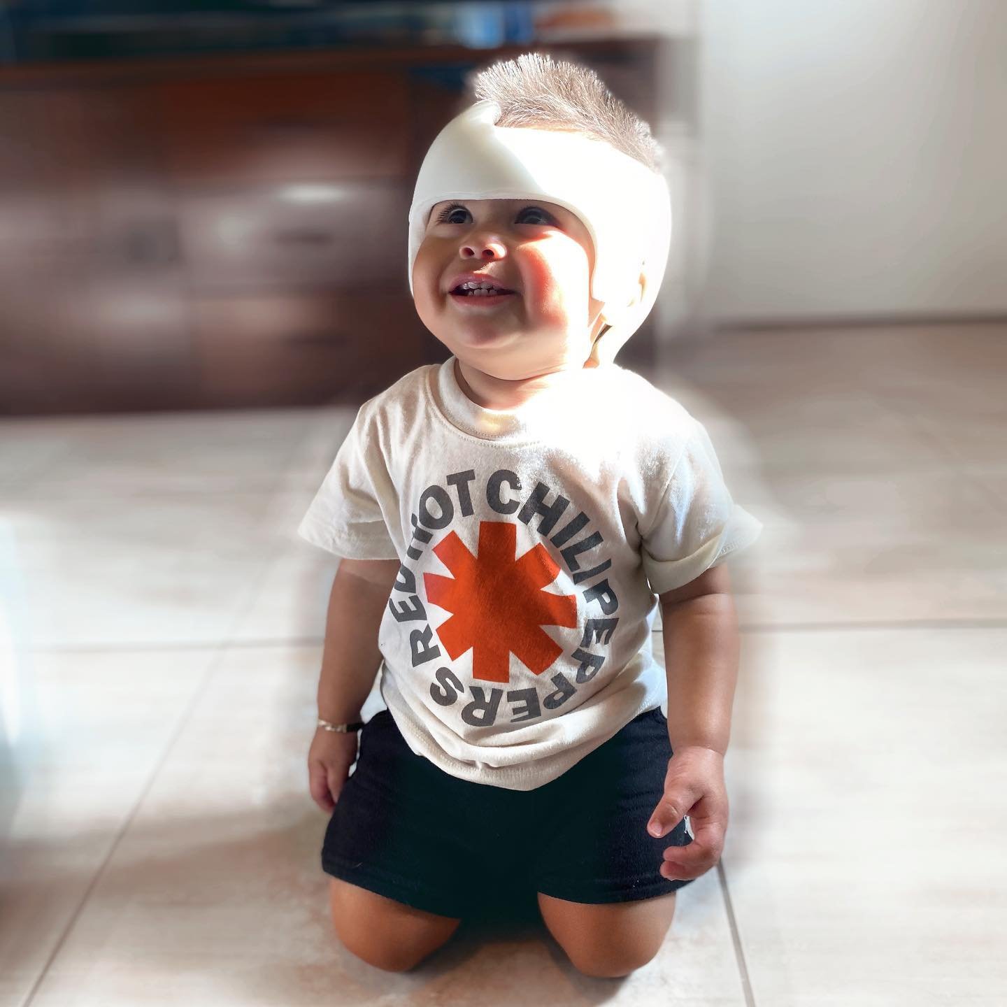 user image by @jennypenny19, Toddler Boys' Red Hot Chili Peppers Short Sleeve T-Shirt - Beige 