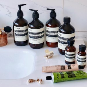 @spacenk&rsquo;s instagram photo of Aesop Resurrection Aromatique Hand Wash,Aesop Reverence Aromatique Hand Balm,Aesop Reverence Aromatique Hand Wash 500ml Refill,Aesop Resurrection Aromatique Hand Balm,Aesop Basic Body Kit: Igneous