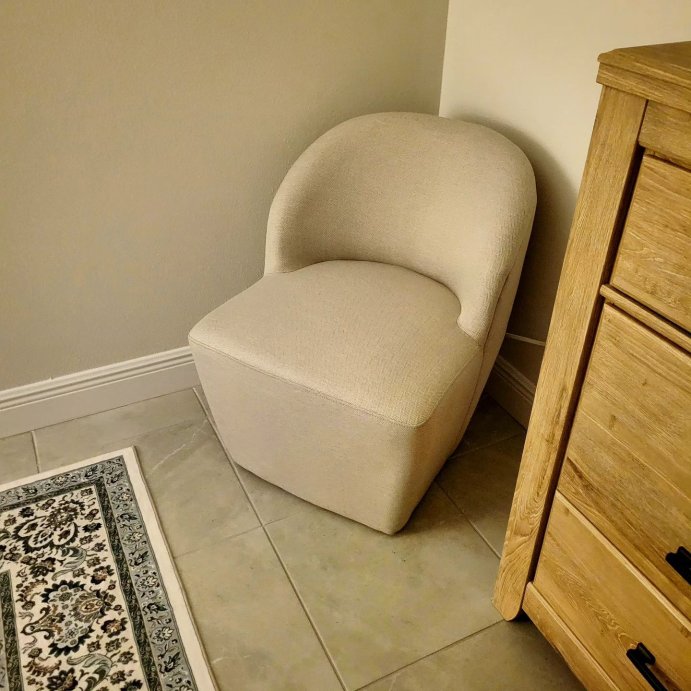 user image by @sellingtampahomes, Pasadena Swivel Accent Chair - Threshold™ designed with Studio McGee