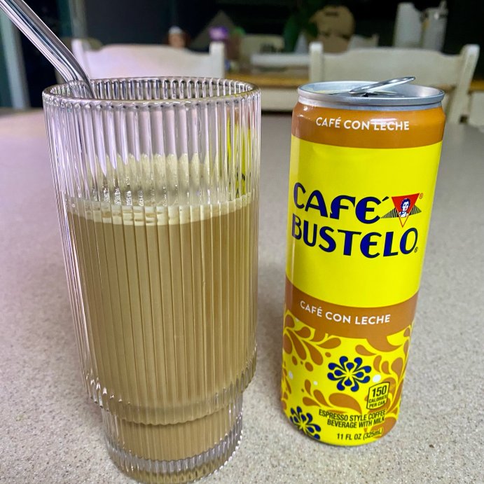 user image by @telly.ann, Cafe Bustelo Cafe Con Leche Espresso Style Beverage with Milk - 11 fl oz