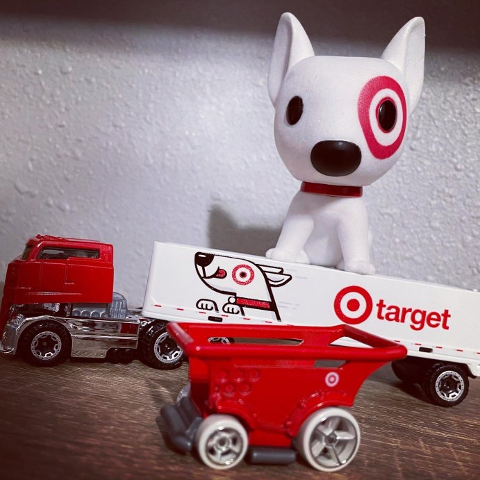 user image by @danieloftexas, Hot Wheels 1:64 Scale Bullseye&#39;s Big Rig Toy Truck &#38; Shopping Cart Set - 3 Piece