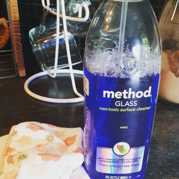 user image by @home_of_hinde, Method Mint Cleaning Products Glass Cleaner Spray Bottle - 28 fl oz
