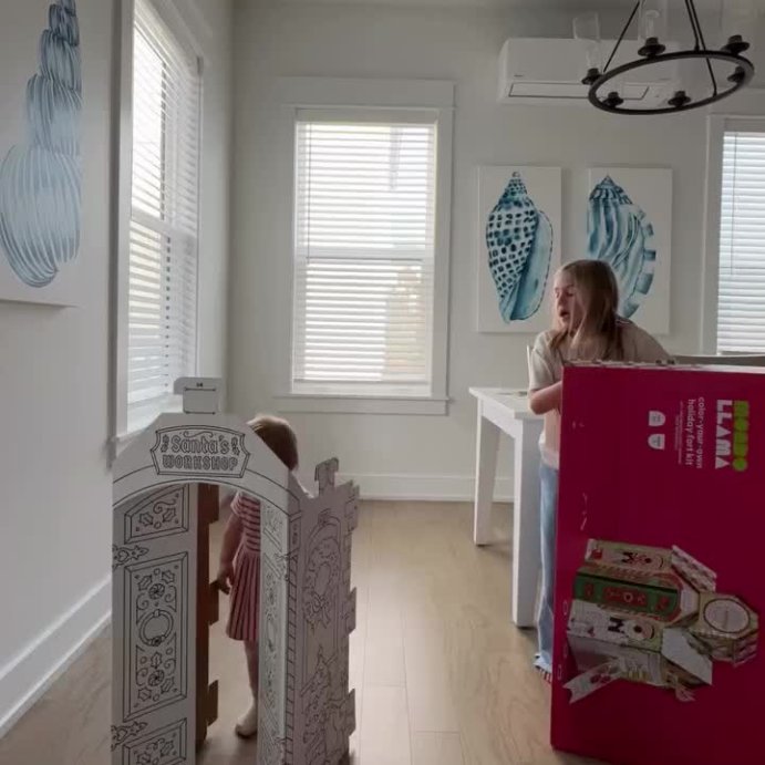 user image by @cassieclarkingram, Christmas Craft Santa&#39;s Workshop Holiday Fort - Mondo Llama&#8482;